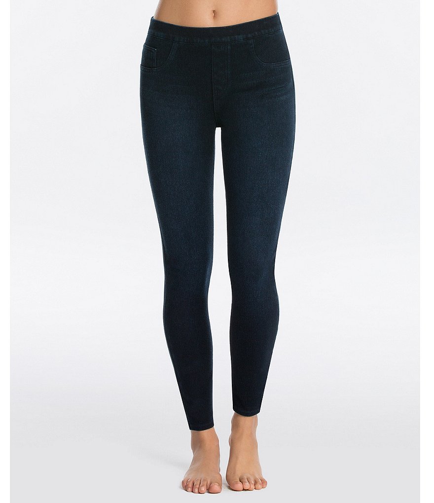 Spanx Mama ankle grazer jean-ish leggings in black Spanx Размер