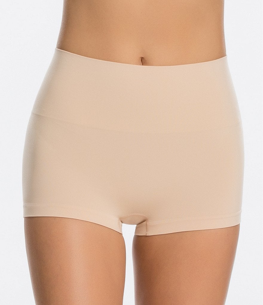 Spanx Curve Seamless Shaping boyshorts in beige