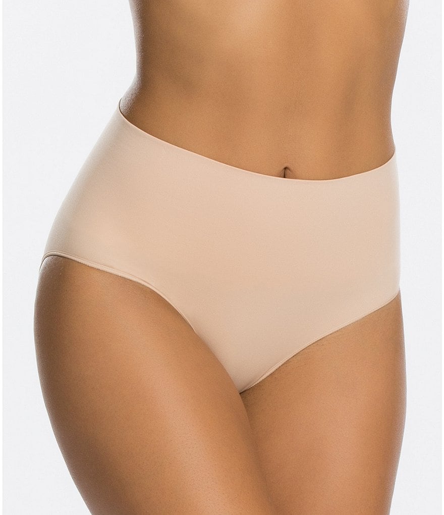 SPANX Nude seamless high-waisted shaping briefs - ESD Store fashion,  footwear and accessories - best brands shoes and designer shoes