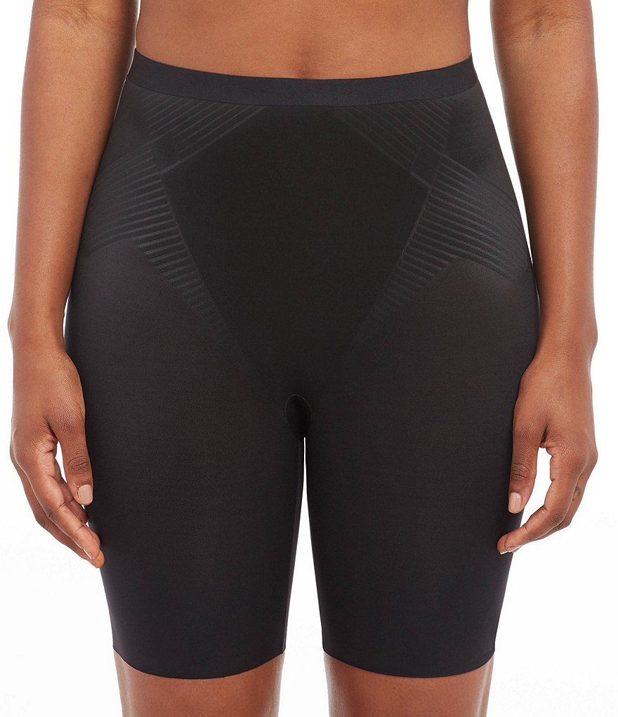 THINSTINCTS Mid Thigh Shorts in Very Black – Christina's Luxuries