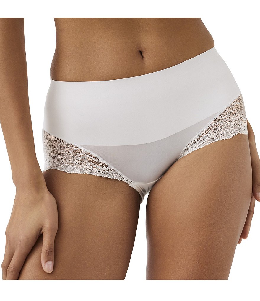 Spanx Undie-tectible Lace Hi-Hipster Panty Soft Nude – Belle Mode Intimates