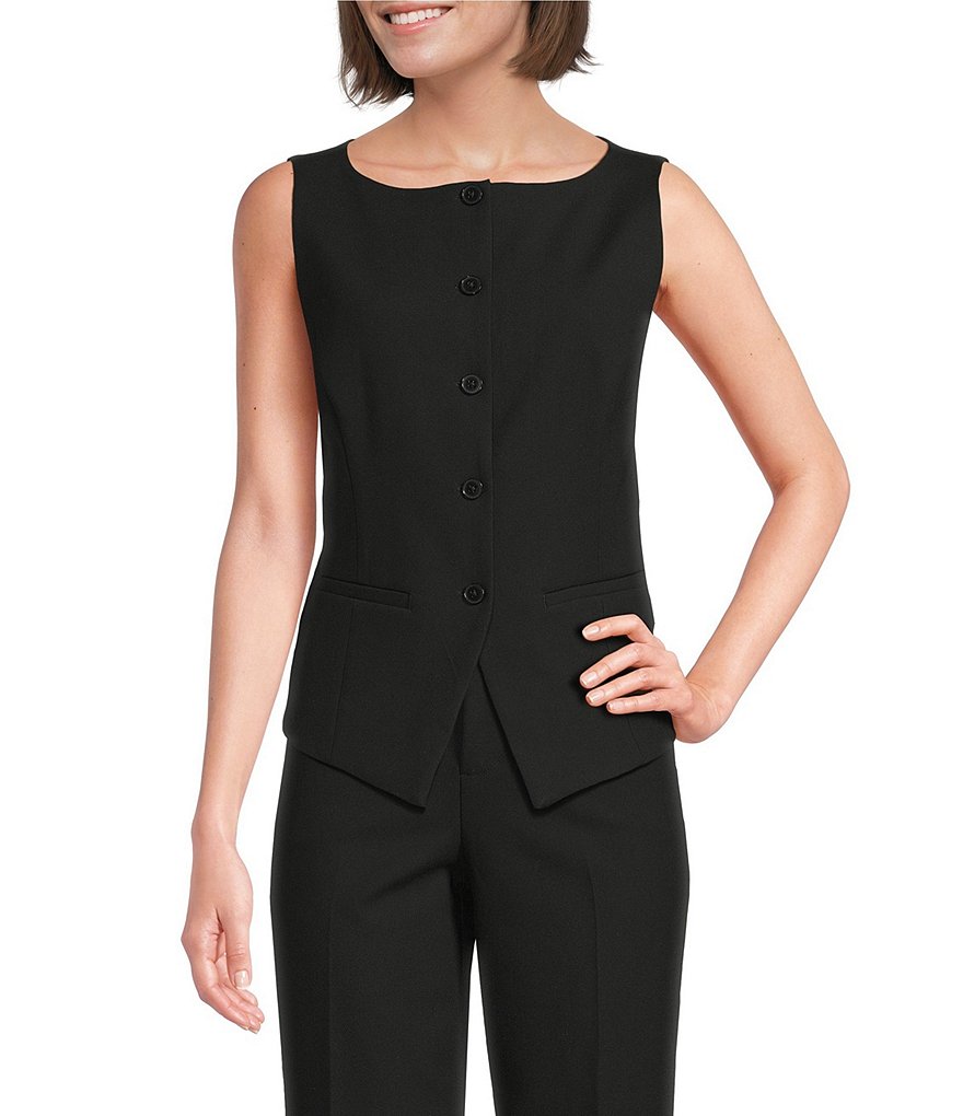 SpanxSPANX® WellSuited Stretch Woven Tailored Button Down Vest