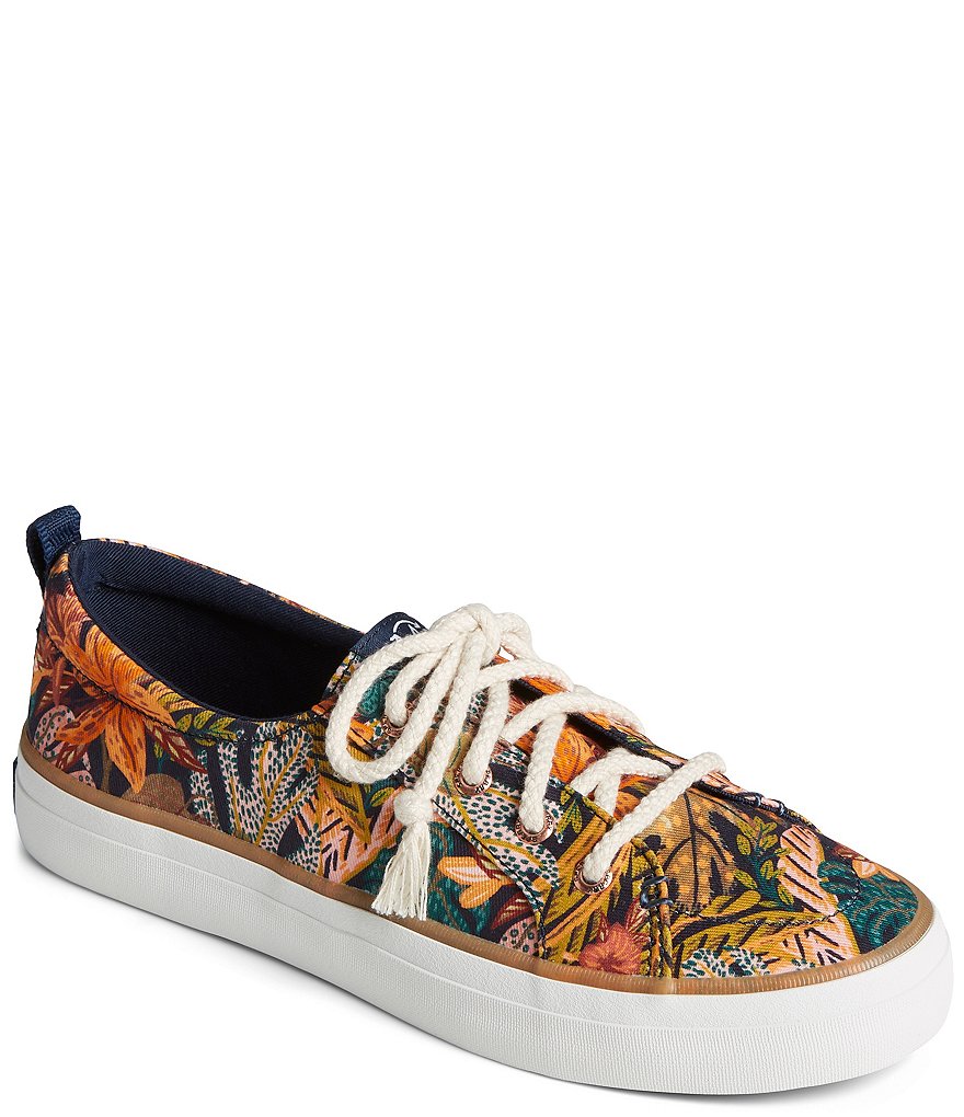 Sperry Crest Vibe Tropical Print Sneakers | Dillard's