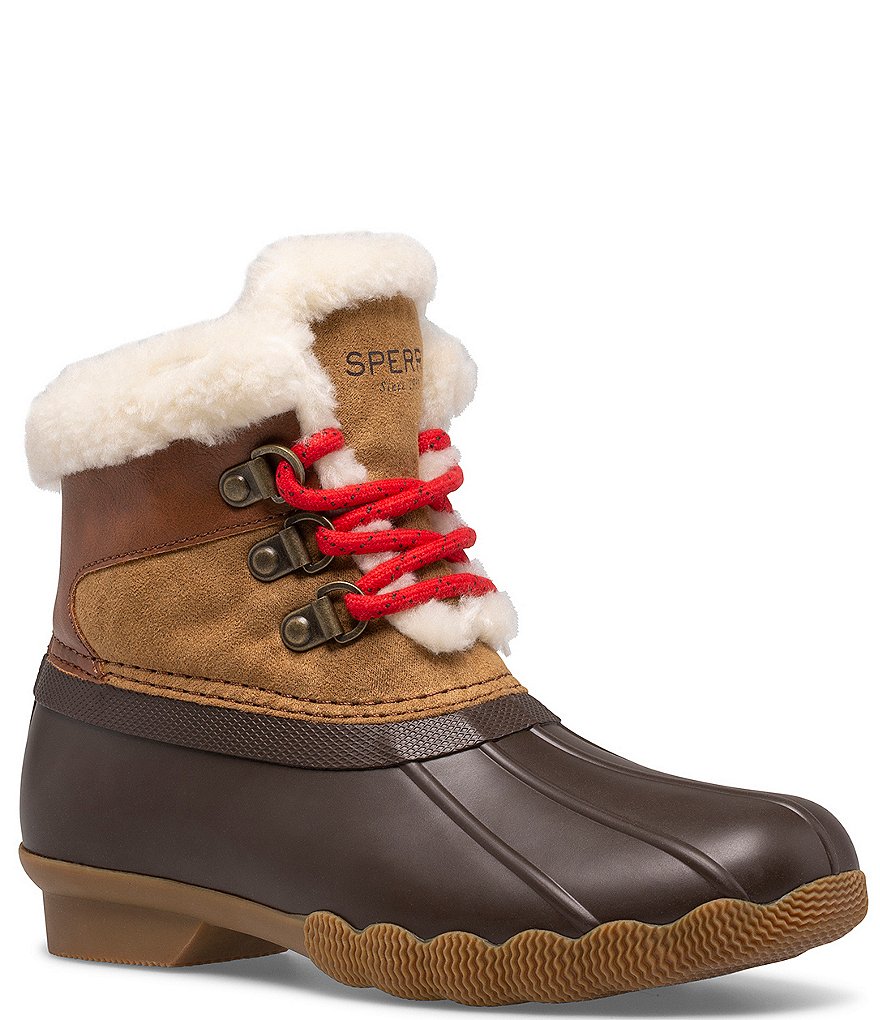 Saltwater misty shearling outlet duck boot