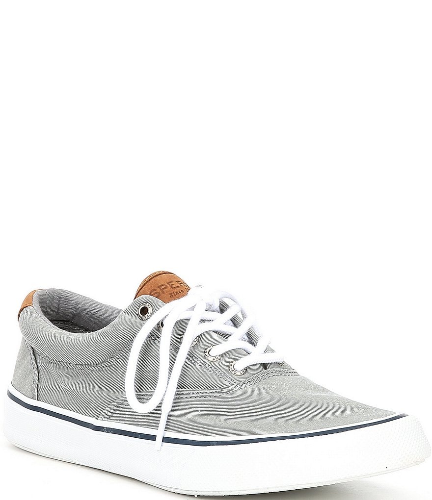 Sperry striper deals ll cvo white