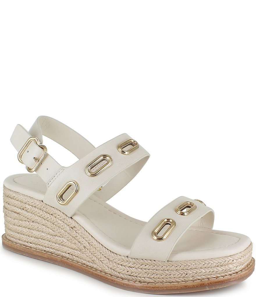 Splendid Dani Leather Platform Wedge Espadrille Sandals | Dillard's