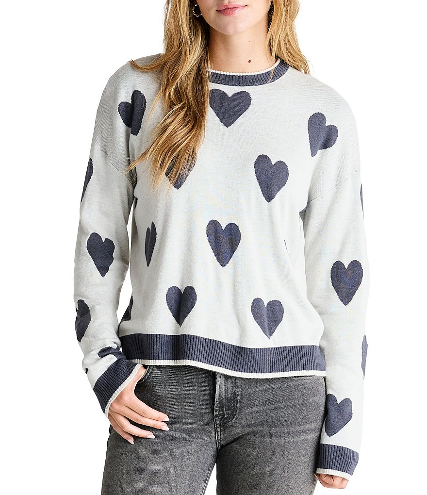 Sparkle Heart Sweater - hilary +co.