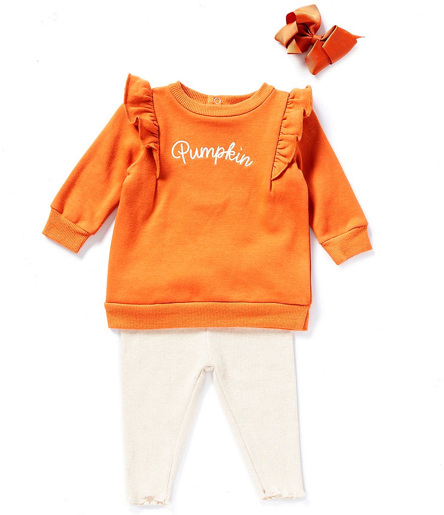 Orange baby clearance girl shirt