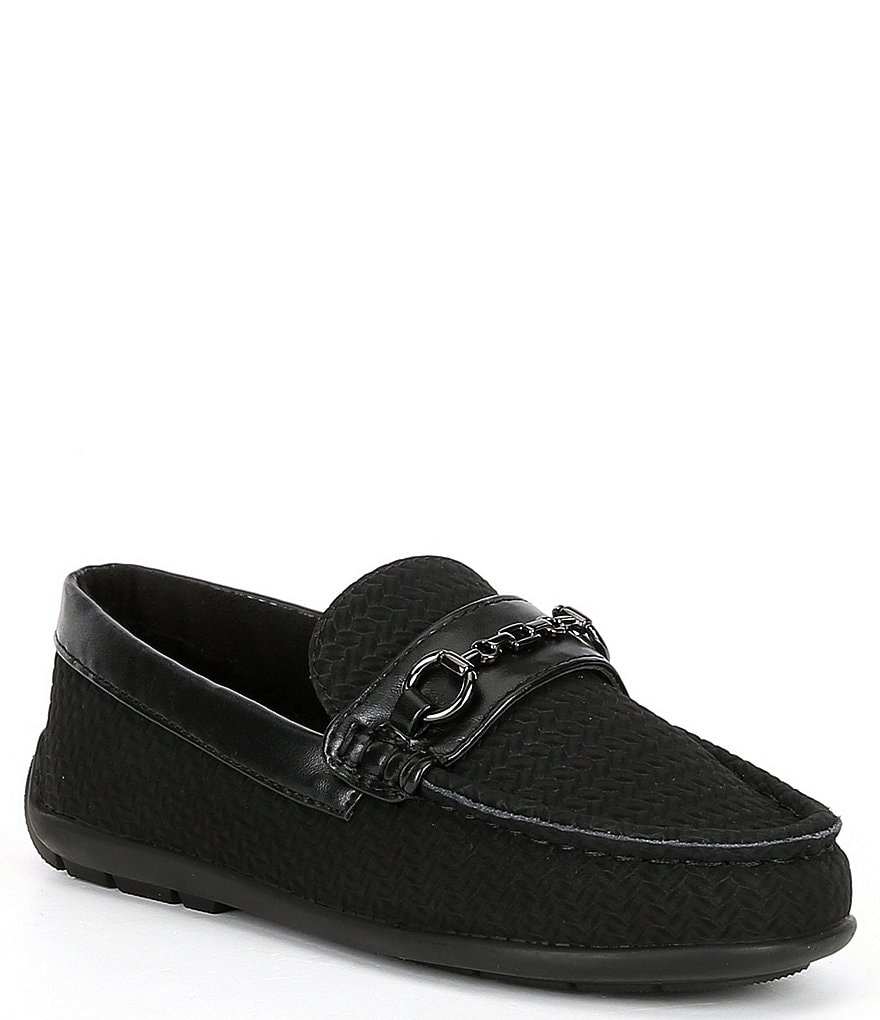  Steve Madden Boys Shoes Boy's Gregg Loafer, Navy, 1 Little Kid