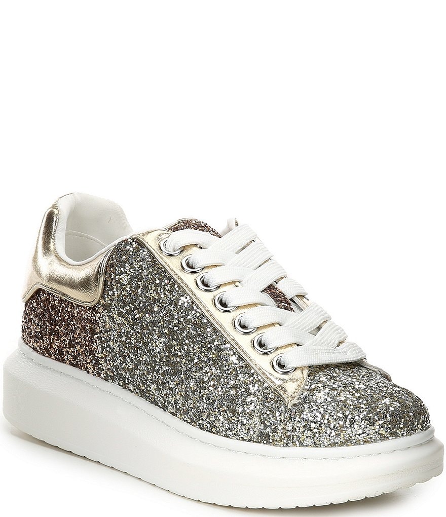 Steve Madden Glacer-G Glitter Platform Sneakers | Dillard's