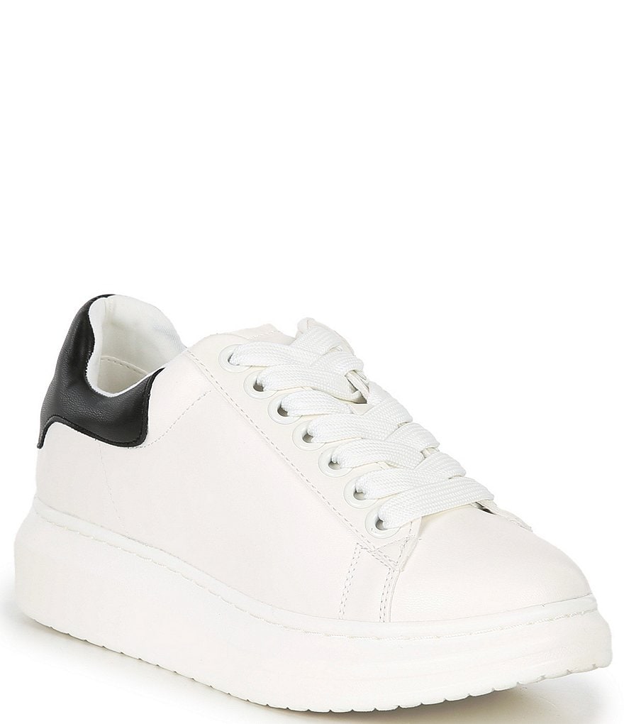 Steve Madden Glacer Platform Leather Sneakers | Dillard's