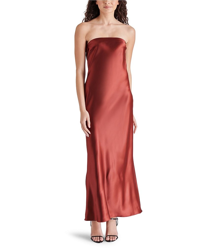 Steve Madden Jessamine Strapless Slip Maxi Dress Dillard s