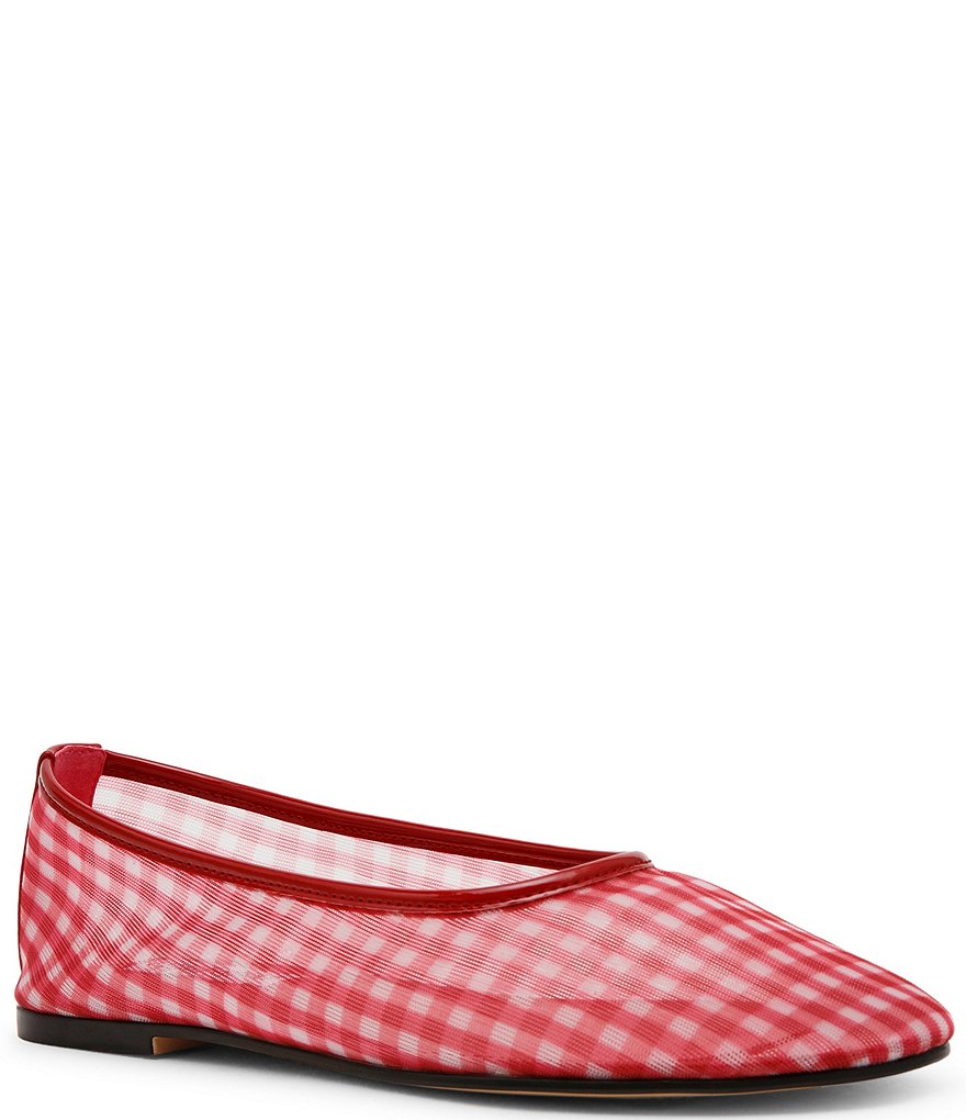 Steve Madden Meadow Mesh Gingham Ballet Flats | Dillard's