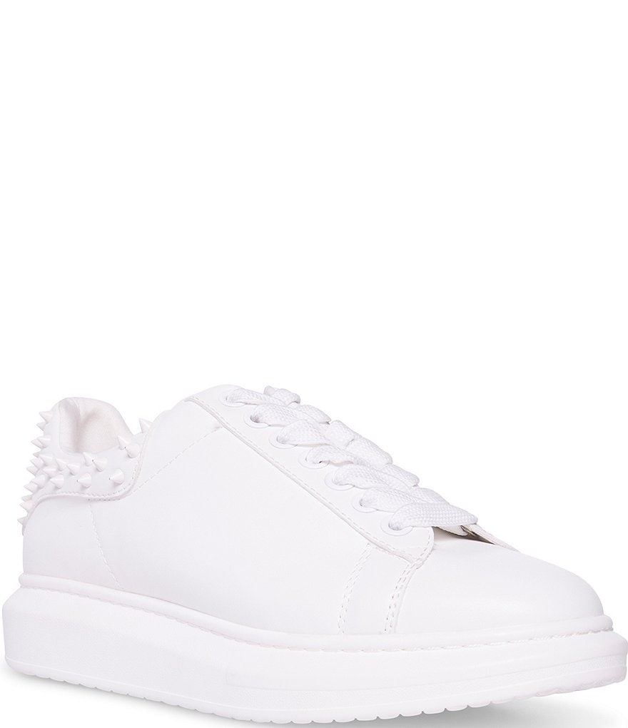 【Steve Madden】FROSTING ソールスニーカー スパイク装飾 Amazon.com | Steve Madden Men's Frosting Sneaker, Black, 7