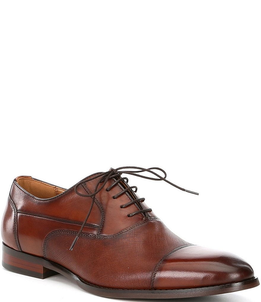 Steve Madden Men's Proctr Leather Cap Toe Oxfords | Dillard's