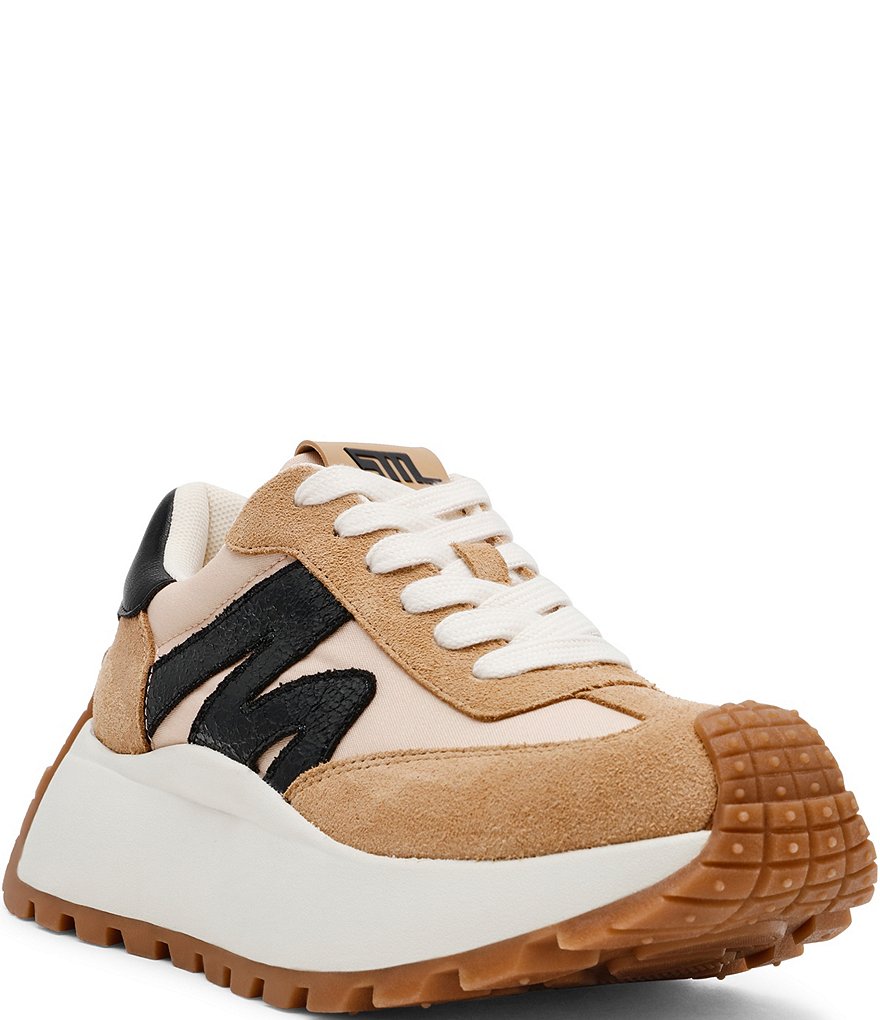 【Steve Madden】 Supercampo スニーカー ゴールドマルチ SUPERCAMPO Gold Multi Women's Platform Low-Top Sneaker