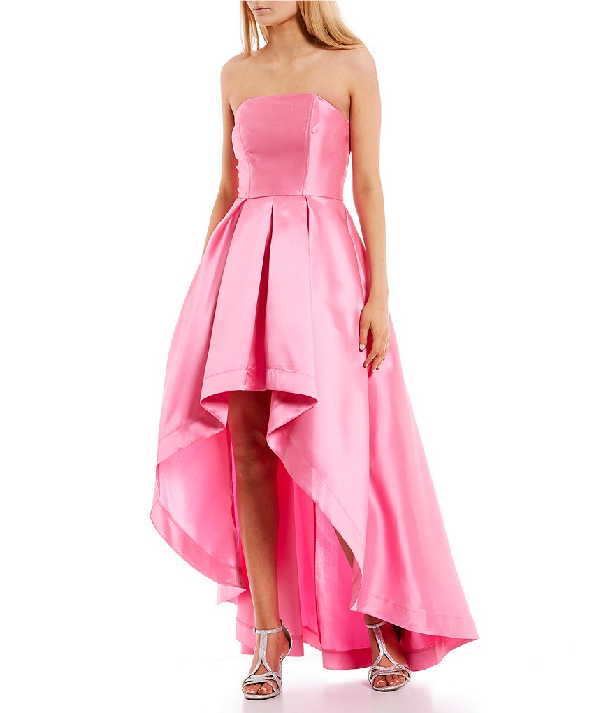 Strapless High-low Gown | Dillard's