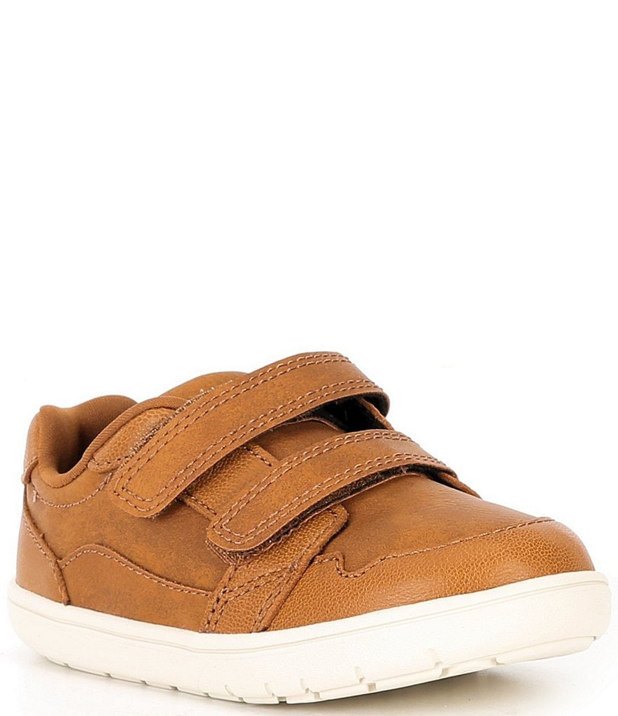 Boys' Alfredo Leather Dual Hook-and-Loop SRTech Sneakers (Infant)