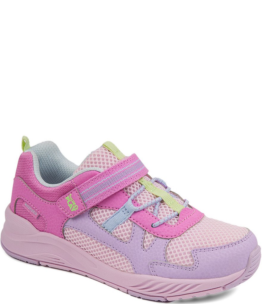 Stride Rite SM Tonia Sneaker Für Mädchen – Lila, Größe 6 M US Toddler (Klettverschluss)
