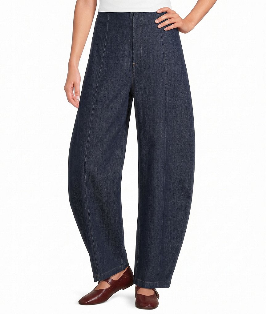 Sugarlips Benna High Rise Barrel Leg Denim Pants | Dillard's