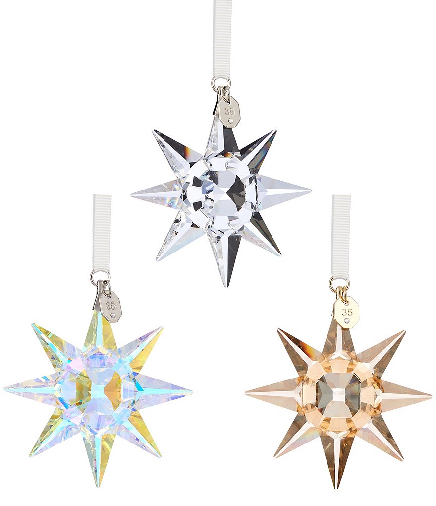 Swarovski Crystal Annual Edition 35th Anniversary 2026 Ornaments, Set of 3