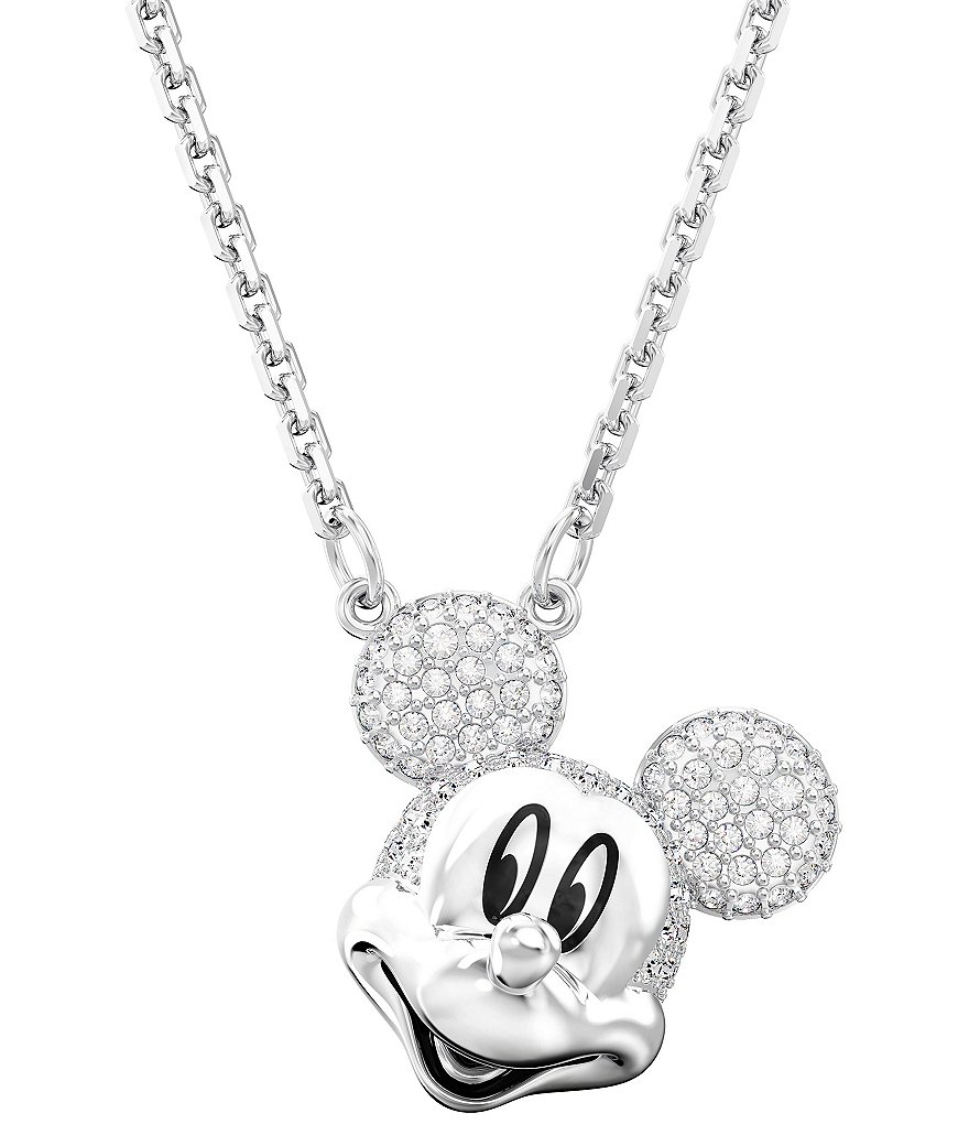 Swarovski Disney© Mickey Mouse Crystal Short Pendant Necklace | Dillard's