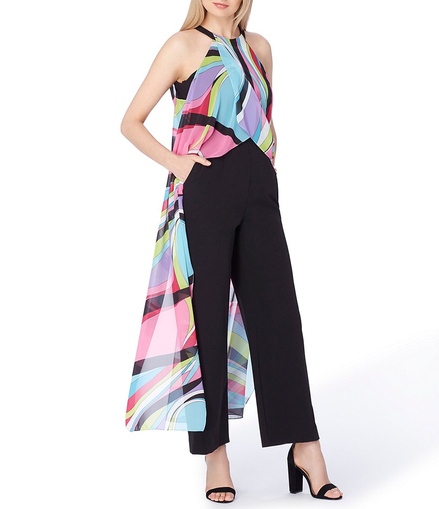 dillards tahari jumpsuit