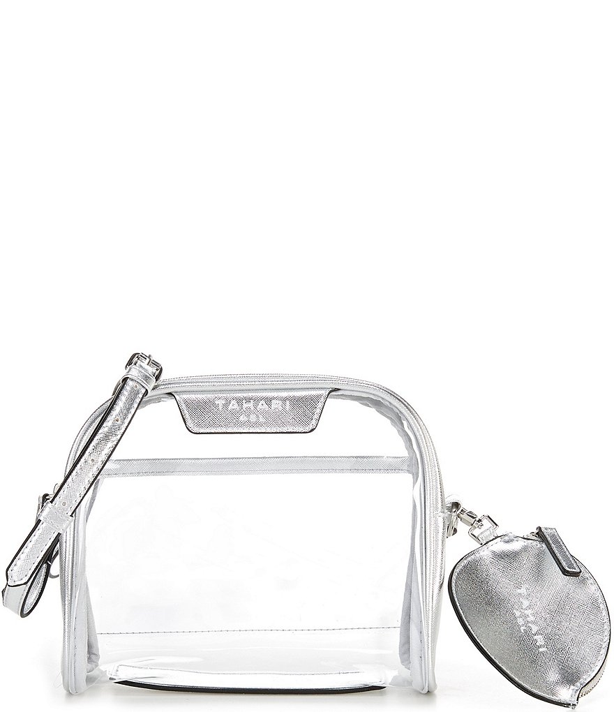 Clear Crossbody Bag in White – K Posh Boutique