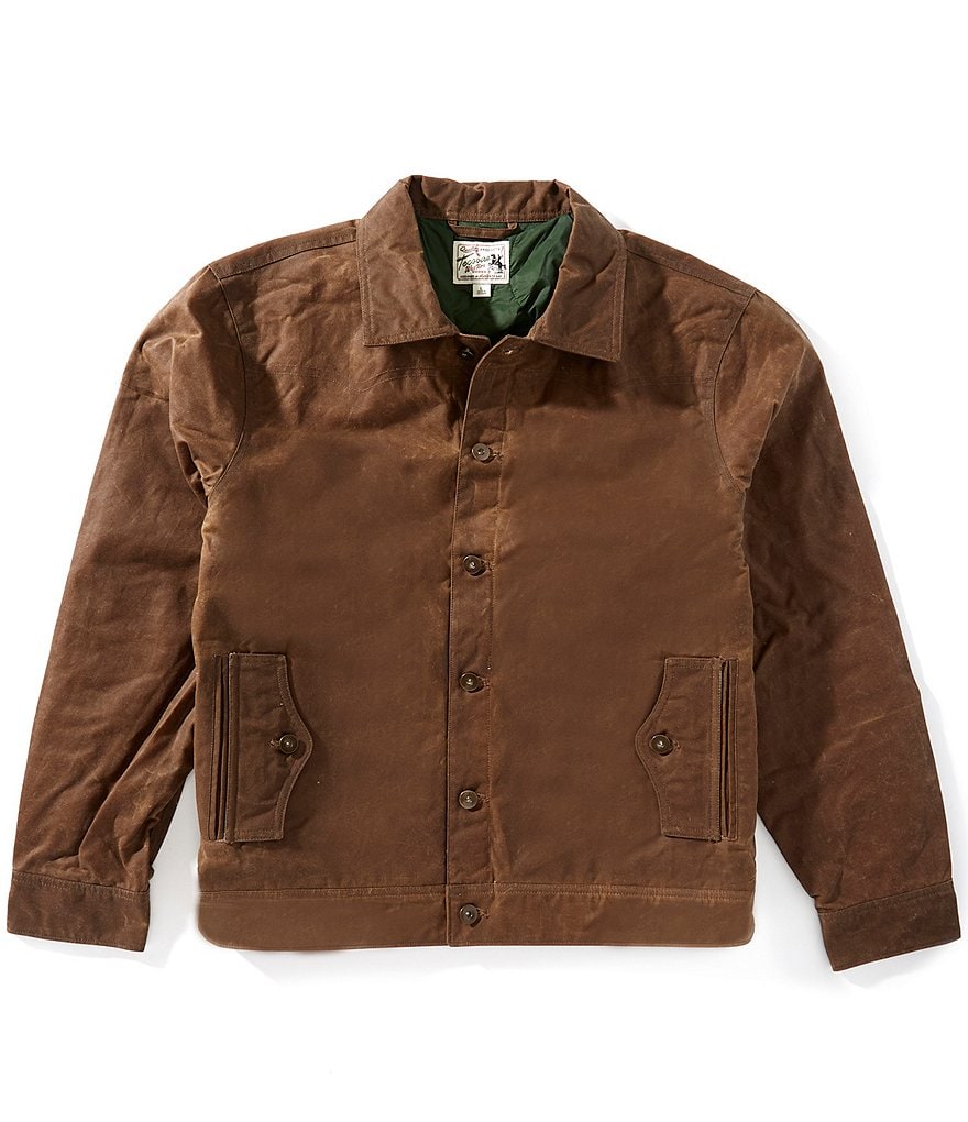 Tecovas Buckaroo Long Sleeve Waxed Canvas Trucker Jacket