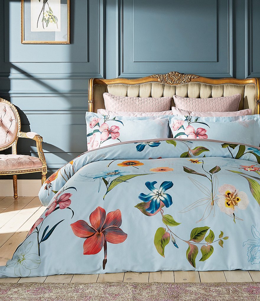 Ted Baker London New Hampton Collection Floral Duvet Cover Mini Set ...