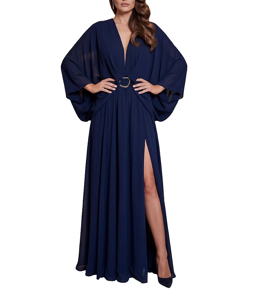 deep v flowy dress Strapless Print Boho Maxi Dress Green / S main image 1