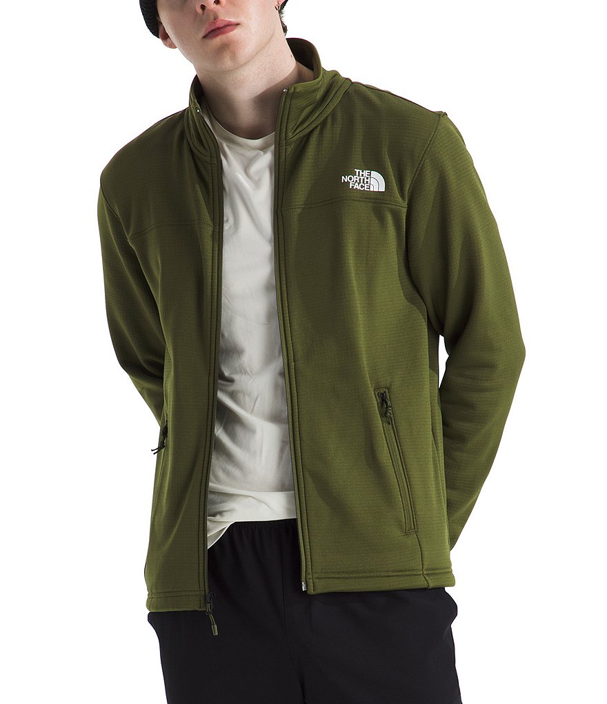 【 24  】 The North Face Cedar Trail Grid Full Zip Fleece Jacket | Dillard's
