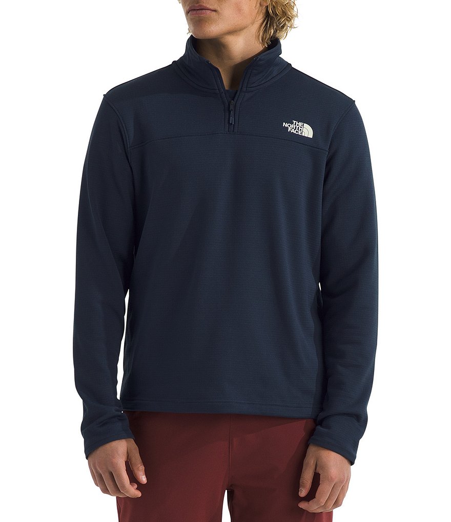 The North Face Cedar Trail Grid Long Sleeve 1/4 Zip Fleece