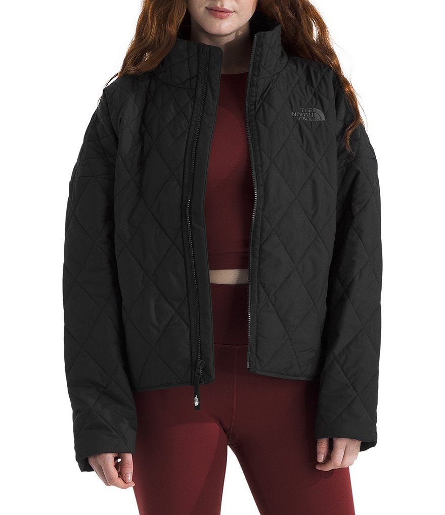 The North Face Diamond Quilt Peak Insulated Zip Front Jacket