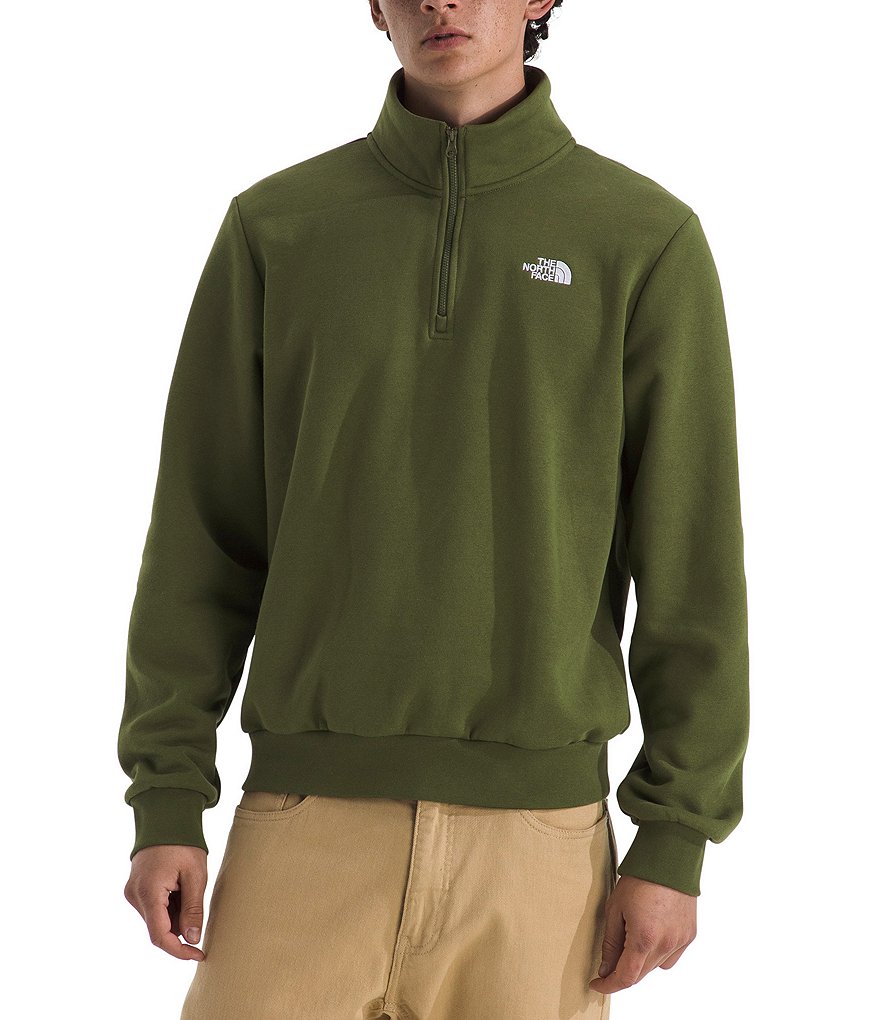 The North Face Embroidered-Logo 1/4-Zip Pullover | Dillard's