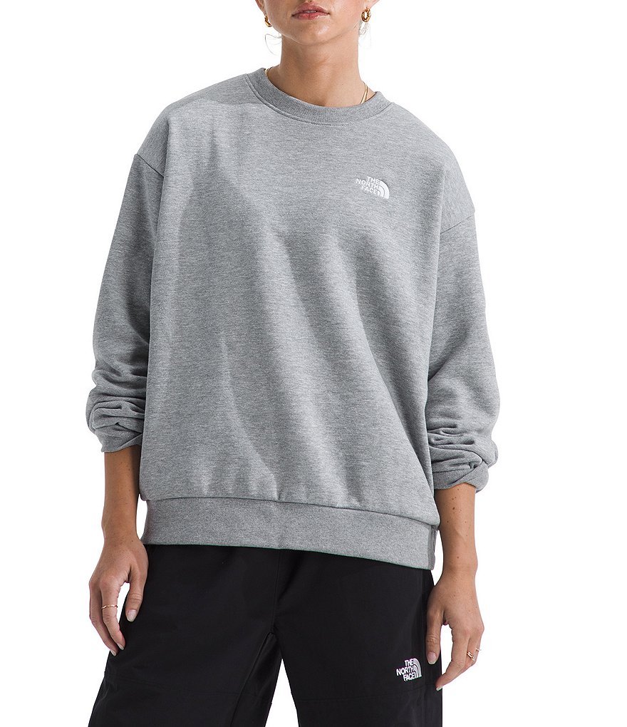 The North Face Evolution Embroidered Logo Crew Neck Long Sleeve