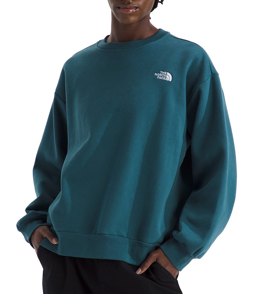 The North Face Evolution Embroidered Logo Crew Neck Long Sleeve