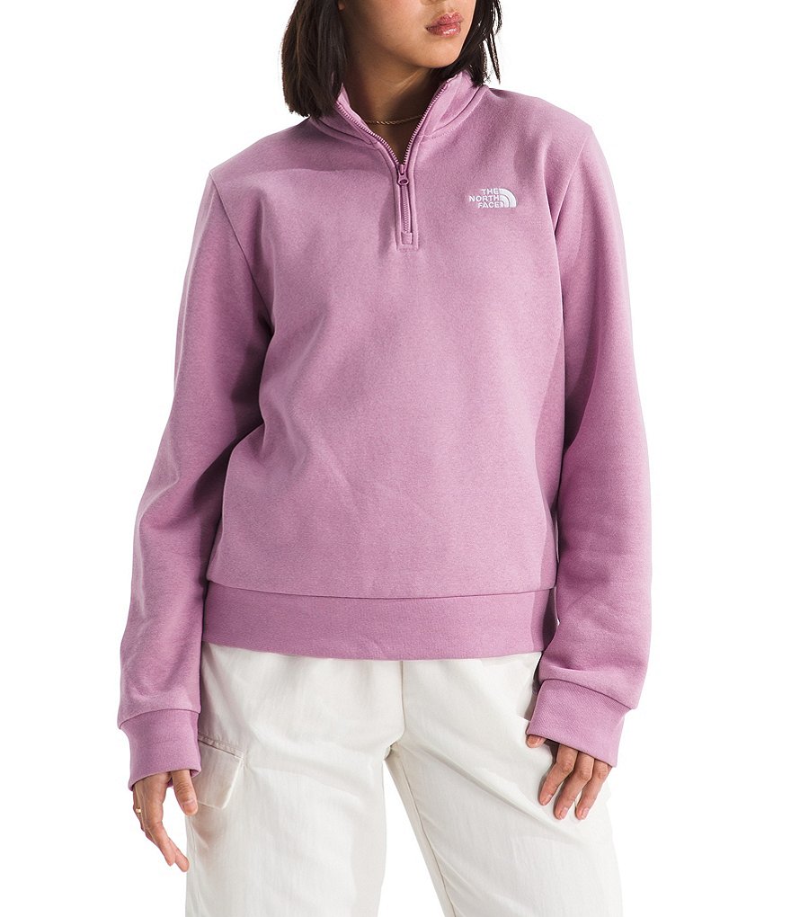 The North Face Evolution Half Zip Mock Stand Long Sleeve Pullover