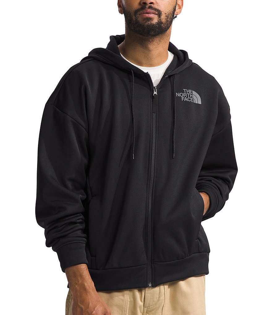 The north face men's brand discount proud full zip fleece hoodie