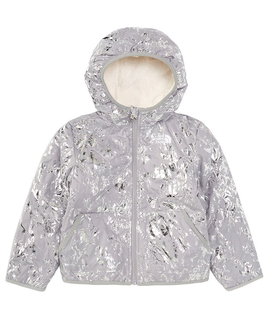 The North Face Little Girls 2T-7 Long Sleeve Shady Glade Reversible  Insulated Hooded Jacket