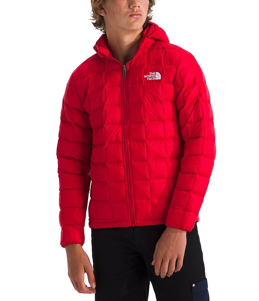 The North Face Little Big Boys 6 18 Long Sleeve Lightweight ThermoBall Hooded Jacket Dillard s