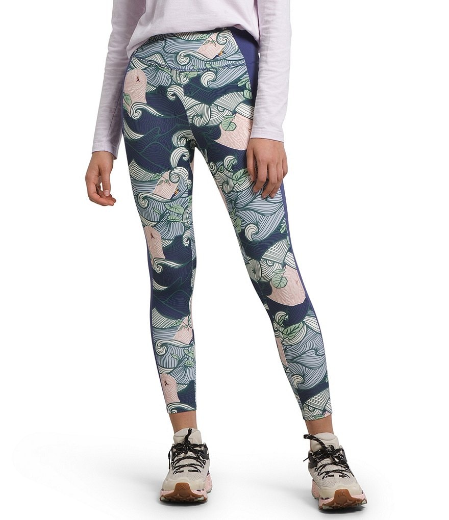 THE NORTH FACE STRETCH LEGGINGS WITH SMALL PRINTED LOGO Woman