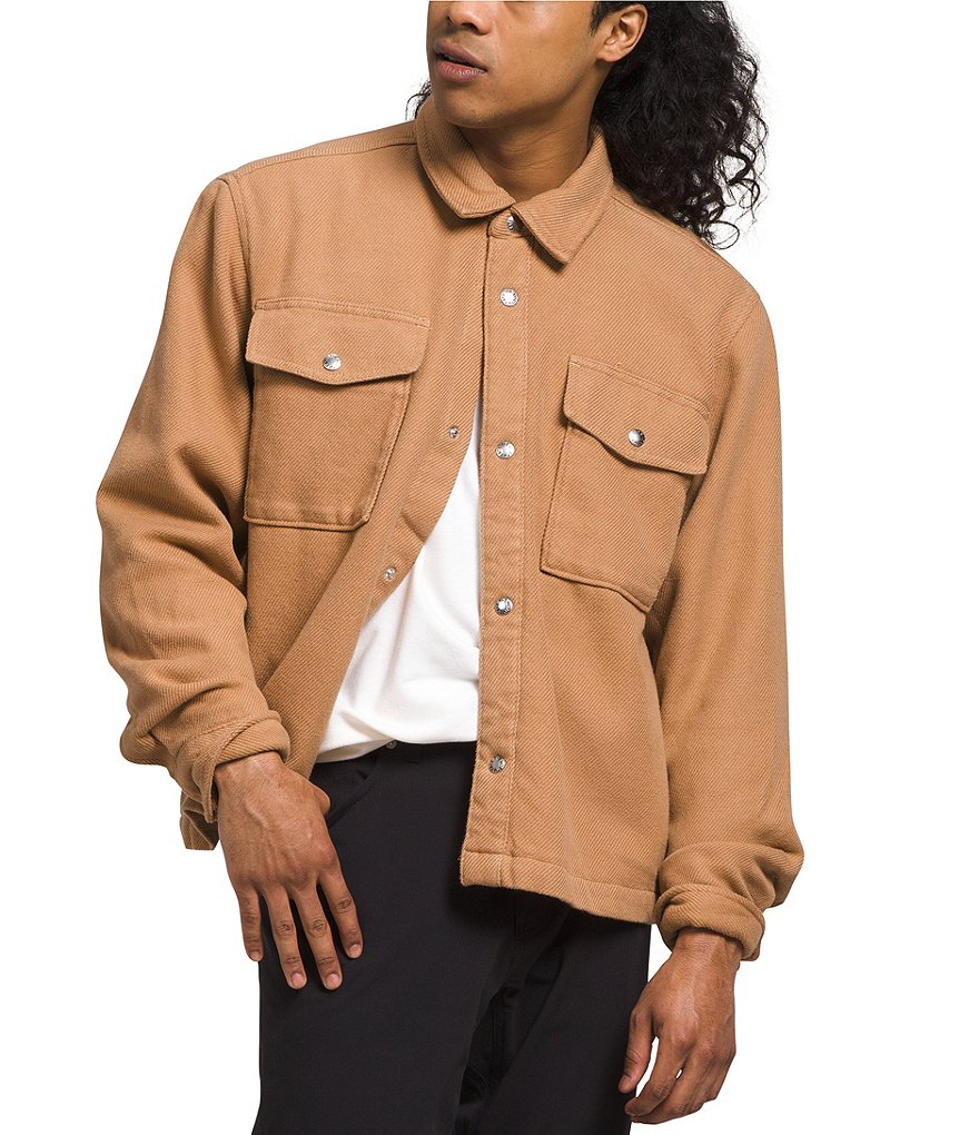 The North Face Long Sleeve Valley Solid Twill Utility Shirt Jacket