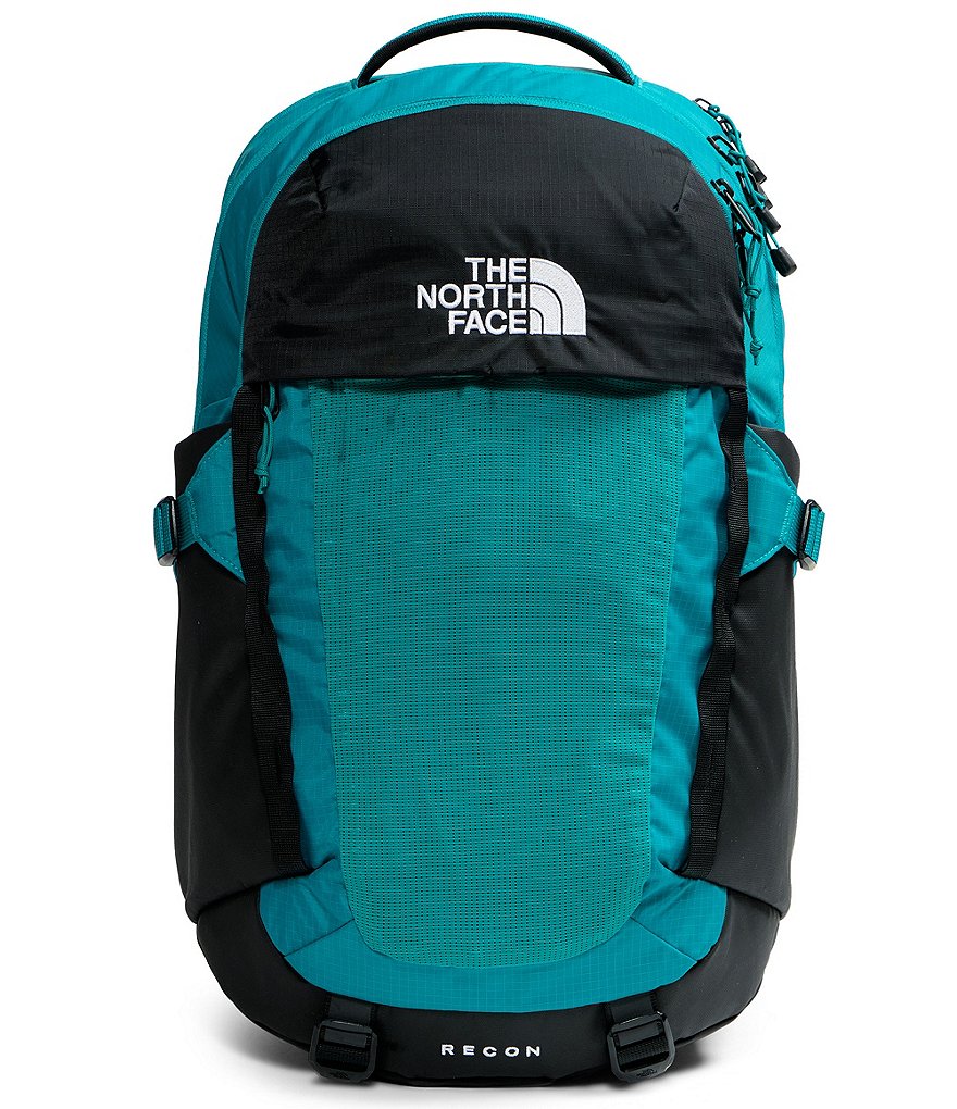 north face backpack black and teal The Jester Adjustable Strap Zip School Travel Ba – Brie A fleece First day using my North
