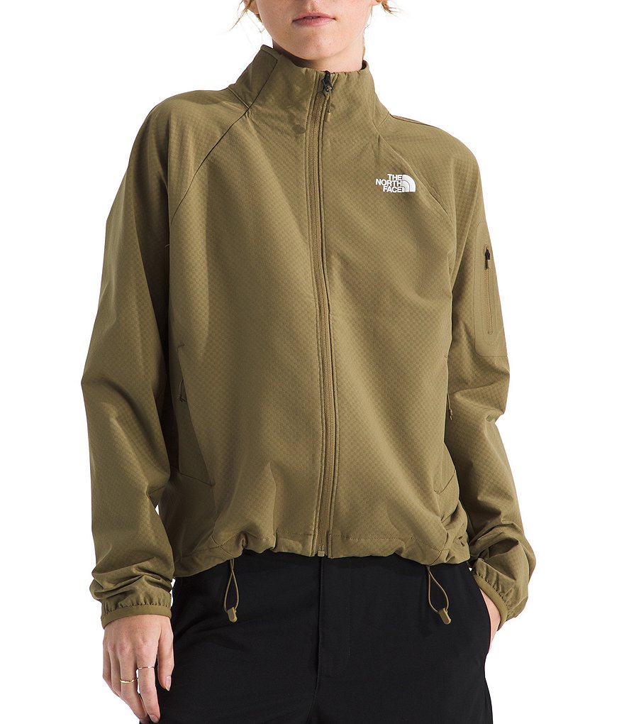 The North Face Tek Approach Stand Collar Zip Front Jacket | Dillard's