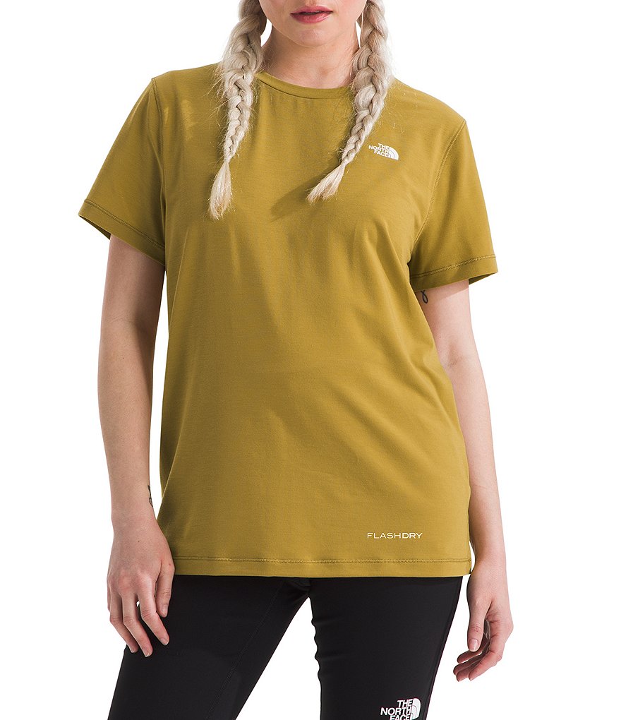 【予約販売品】 North The Face Sleeve Short Neck Crew Solid Adventure Women トップス