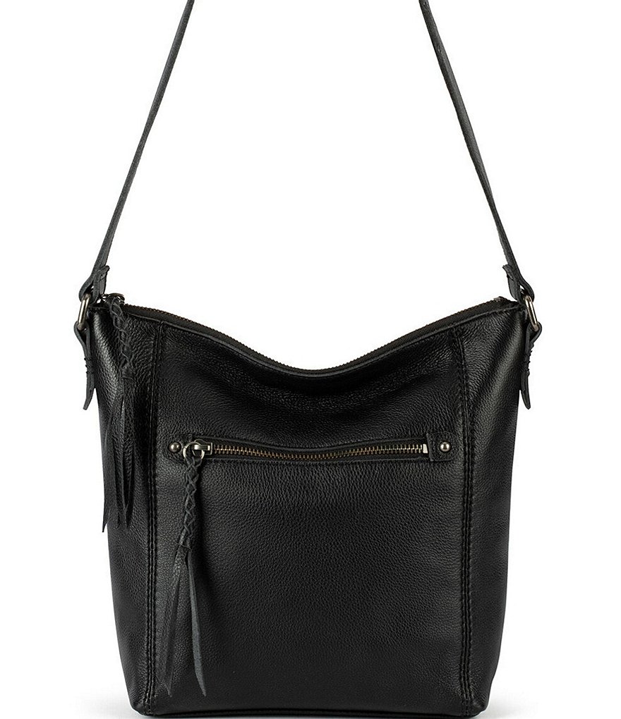 The Sak Collective Ashland Leather Zip Top Crossbody Bag | Dillard's