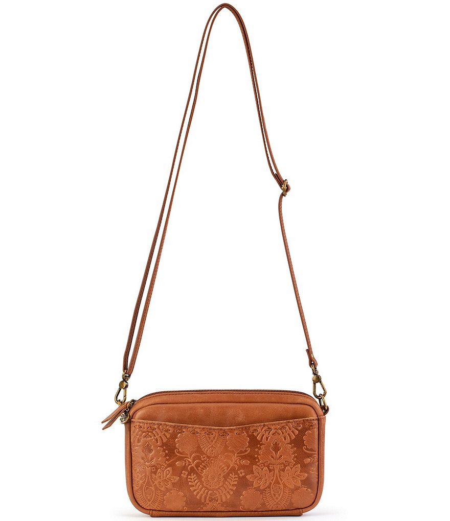 The Sak Cora Floral Embossed Phone Crossbody Bag