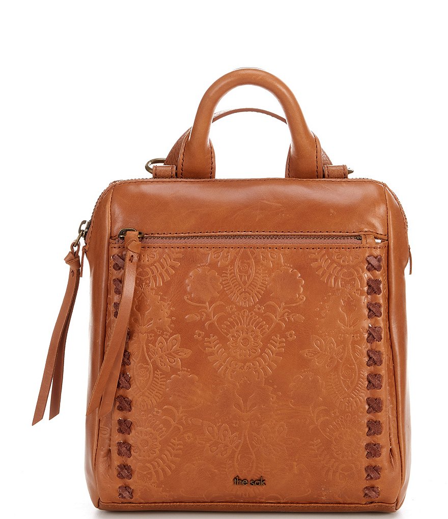 Embossed Leather Backpack AfricanAmericanBlackGifts