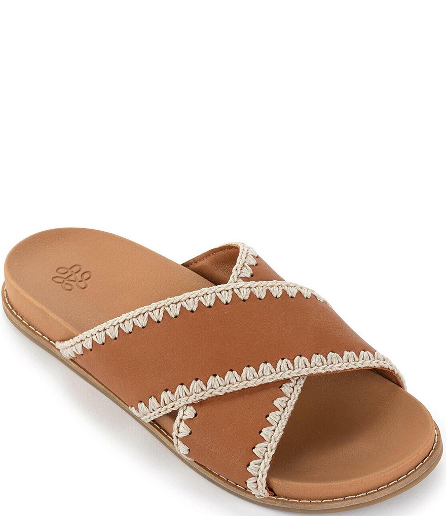 Penelope The Sak Penelope Leather Slide Sandals | Dillard's